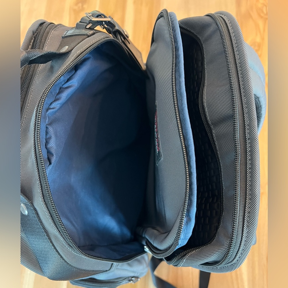 Tumi Nylon Ballistic Backpack With Tpass In Grey Gem